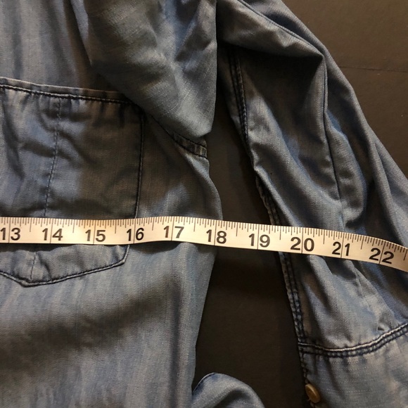 XS AQUA Chambray Dress like Denim - Picture 6 of 13